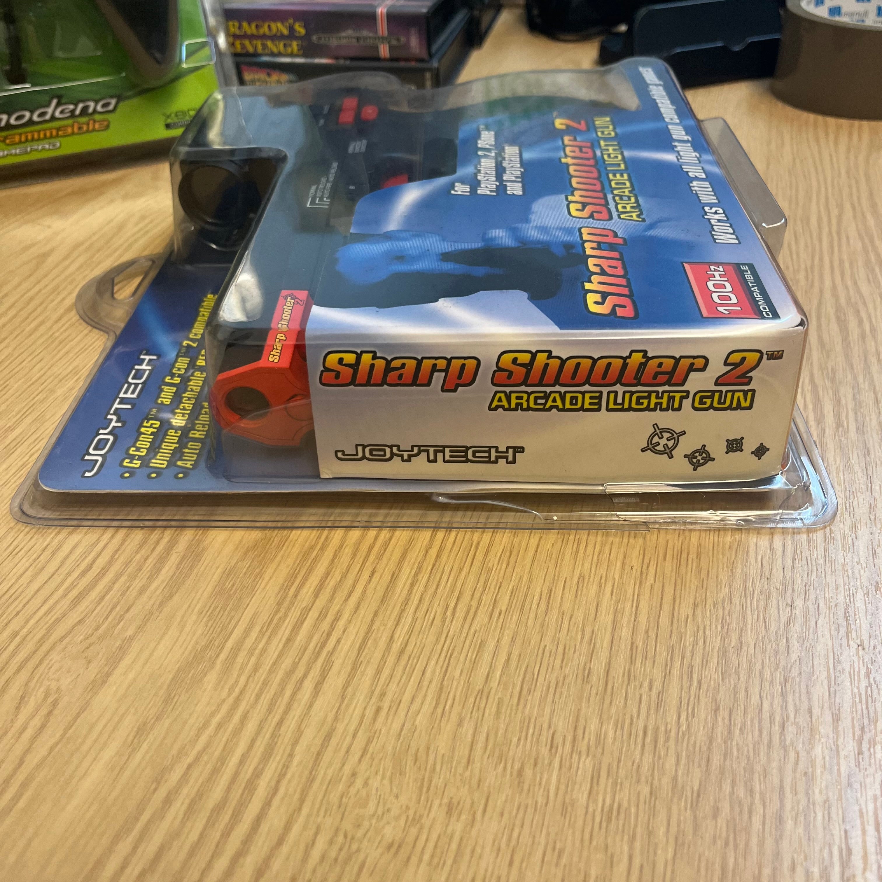 Joytech sharp shooter 2 light phaser for ps2 Joytech sharp shooter 2 light phaser for ps2